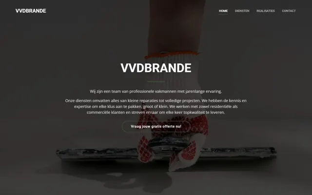 Startpagina van vvdbrande.be